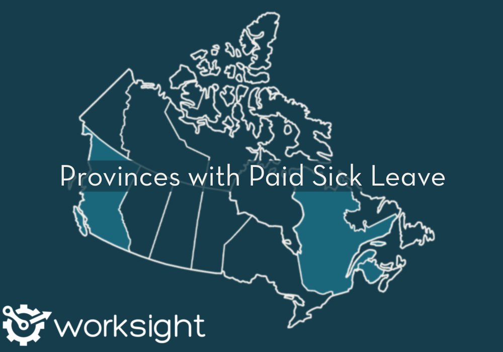 Provinces with Paid Sick Leave